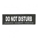 Julius K9 Logo Klettsticker klein A - F – DO NOT DISTURB