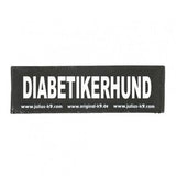 Julius K9 Logo Klettsticker klein A - F – Diabetikerhund