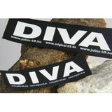 Julius K9 Logo Klettsticker klein A - F – DIVA