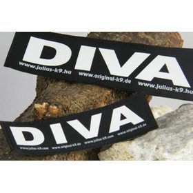 Julius K9 Logo Klettsticker klein A - F – DIVA