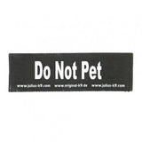Julius K9 Logo Klettsticker klein A - F – DO NOT PET