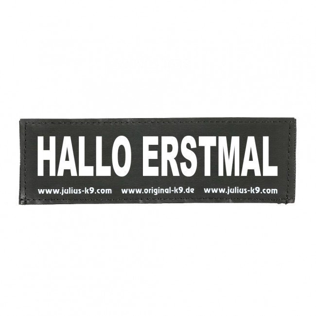 Julius K9 Logo Klettsticker klein G - L – HALLO ERSTMAL