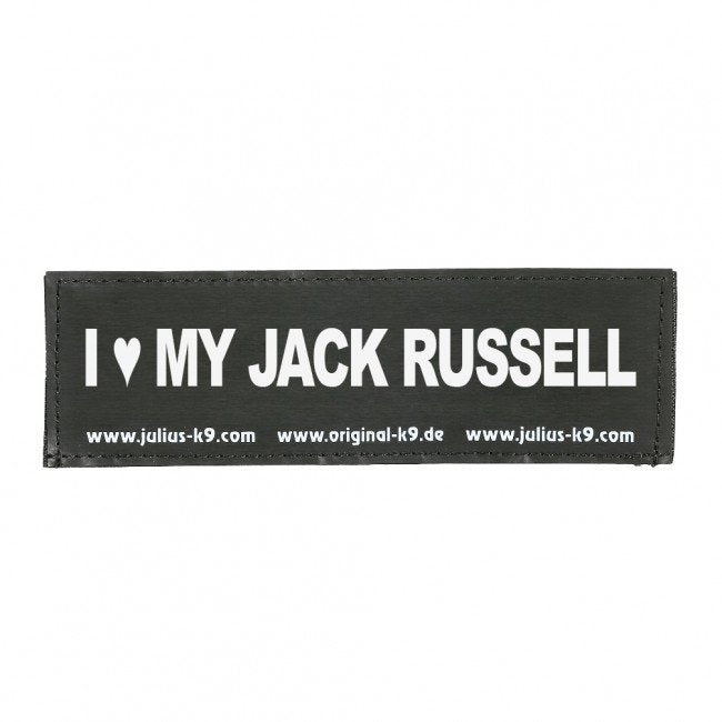 Julius K9 Logo Klettsticker klein G - L – I LOVE MY JACK RUSSEL