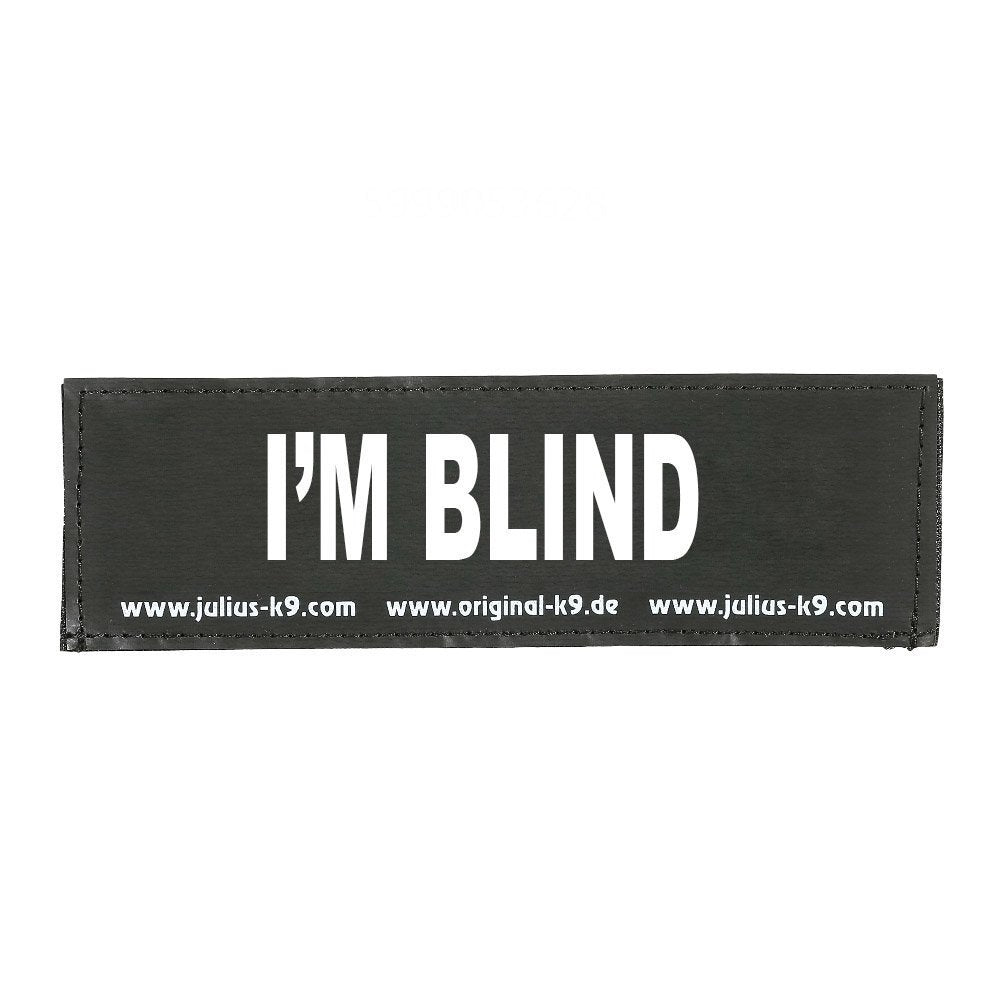 Julius K9 Logo Klettsticker klein G - L – I'M BLIND