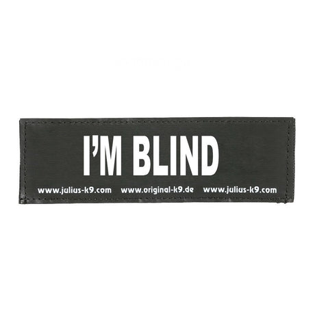 Julius K9 Logo Klettsticker klein G - L – I'M BLIND