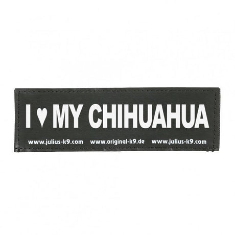 Julius K9 Logo Klettsticker klein G - L – I LOVE MY CHIHUAHUA