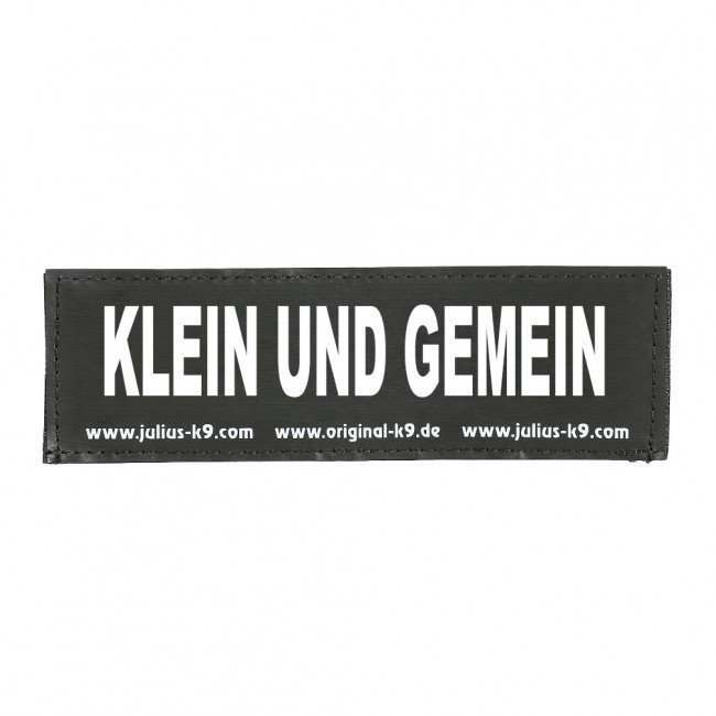Julius K9 Logo Klettsticker klein G - L – KLEIN UND GEMEIN
