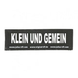 Julius K9 Logo Klettsticker klein G - L – KLEIN UND GEMEIN