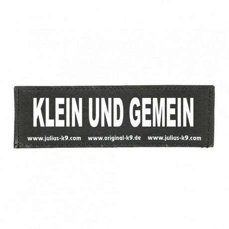 Julius K9 Logo Klettsticker klein G - L – KLEIN UND GEMEIN
