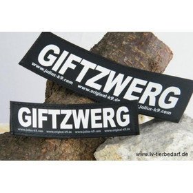 Julius K9 Logo Klettsticker klein G - L – GIFTZWERG