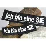 Julius K9 Logo Klettsticker klein G - L – Ich bin eine SIE