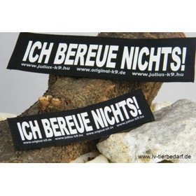 Julius K9 Logo Klettsticker klein G - L – ICH BEREUE NICHTS