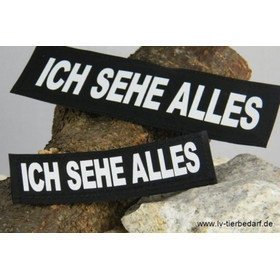 Julius K9 Logo Klettsticker klein G - L – ICH SEHE ALLES