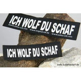Julius K9 Logo Klettsticker klein G - L – ICH WOLF DU SCHAF