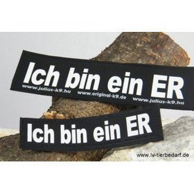 Julius K9 Logo Klettsticker klein G - L – Ich bin ein ER