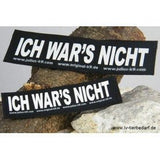 Julius K9 Logo Klettsticker klein G - L – ICH WARS NICHT!