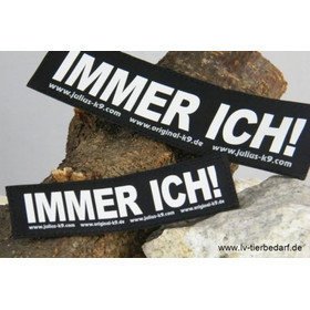 Julius K9 Logo Klettsticker klein G - L – IMMER ICH!