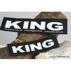 Julius K9 Logo Klettsticker klein G - L – KING