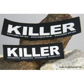 Julius K9 Logo Klettsticker klein G - L – KILLER