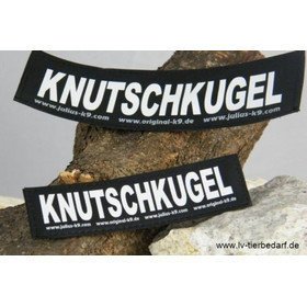 Julius K9 Logo Klettsticker klein G - L – KNUTSCHKUGEL
