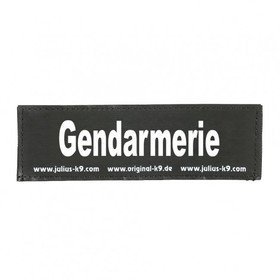 Julius K9 Logo Klettsticker klein G - L – Gendarmerie