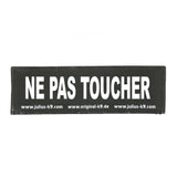 Julius K9 Logo Klettsticker klein M - Z – NE PAS TOUCHER