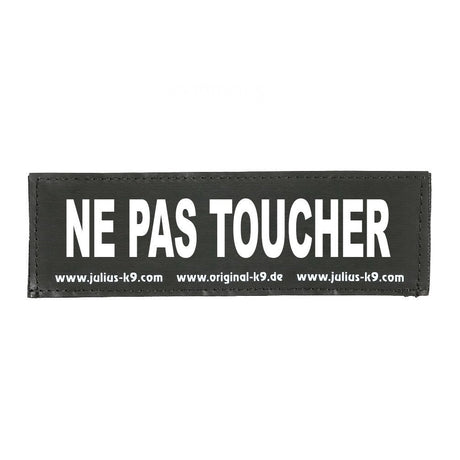 Julius K9 Logo Klettsticker klein M - Z – NE PAS TOUCHER