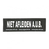 Julius K9 Logo Klettsticker klein M - Z – NIET AFLEIDEN A.U.B.