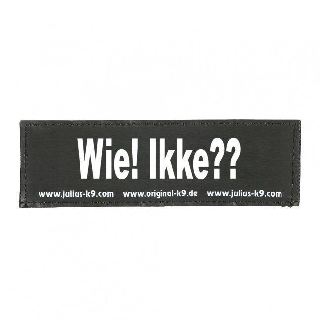 Julius K9 Logo Klettsticker klein M - Z – Wie! Ikke??