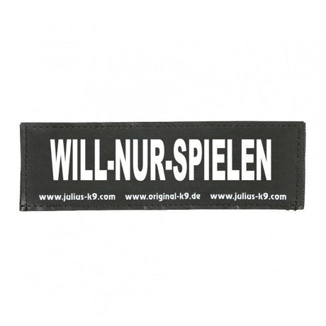 Julius K9 Logo Klettsticker klein M - Z – WILL-NUR-SPIELEN