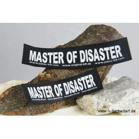 Julius K9 Logo Klettsticker klein M - Z – MASTER OF DISASTER