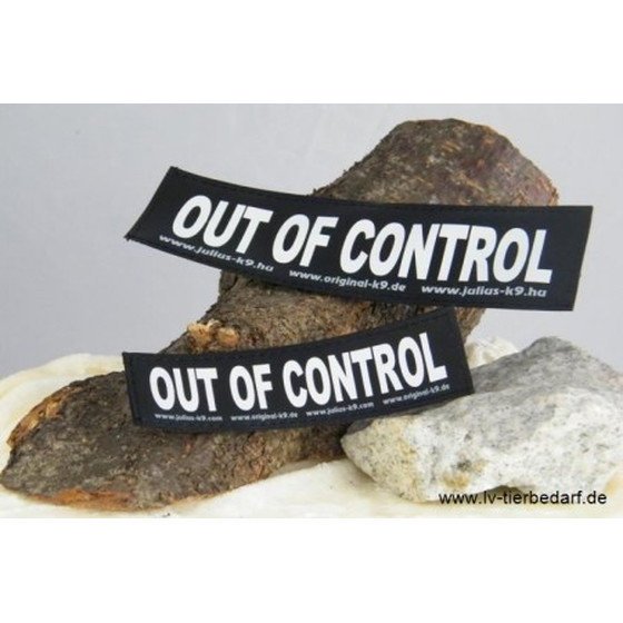 Julius K9 Logo Klettsticker klein M - Z – OUT OF CONTROL