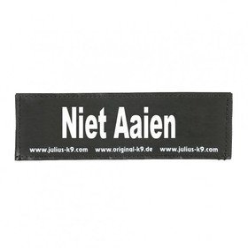 Julius K9 Logo Klettsticker klein M - Z – NIET AAIEN
