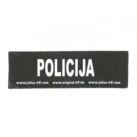 Julius K9 Logo Klettsticker klein M - Z – POLICIJA