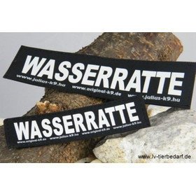 Julius K9 Logo Klettsticker klein M - Z – WASSERRATTE