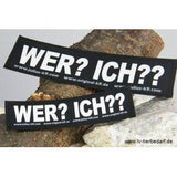 Julius K9 Logo Klettsticker klein M - Z – WER ? ICH??