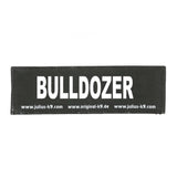 Julius K9 Logo Klettsticker groß A - F – BULLDOZER