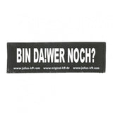 Julius K9 Logo Klettsticker groß A - F – BIN DA!WER NOCH?