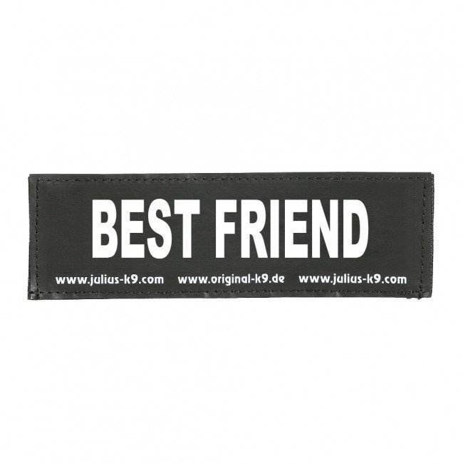 Julius K9 Logo Klettsticker groß A - F – BEST FRIEND