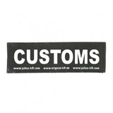 Julius K9 Logo Klettsticker groß A - F – CUSTOMS