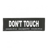 Julius K9 Logo Klettsticker groß A - F – DON'T TOUCH