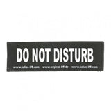 Julius K9 Logo Klettsticker groß A - F – DO NOT DISTURB