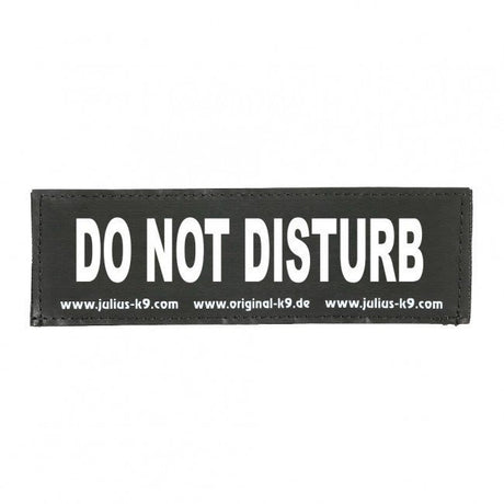 Julius K9 Logo Klettsticker groß A - F – DO NOT DISTURB