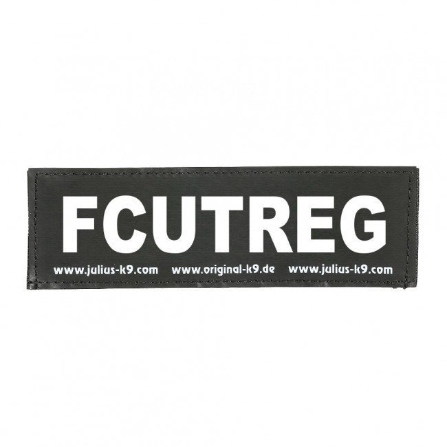 Julius K9 Logo Klettsticker groß A - F – FCUTREG