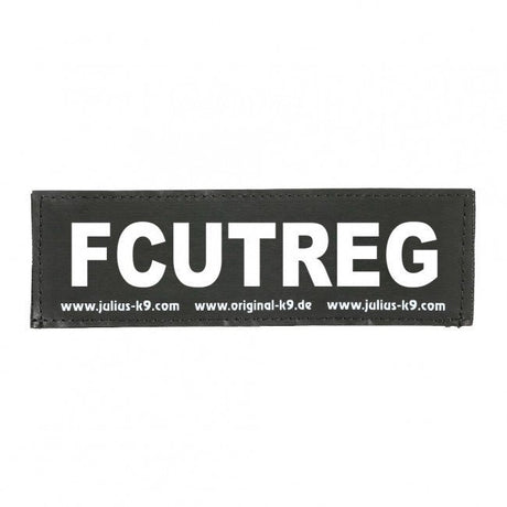 Julius K9 Logo Klettsticker groß A - F – FCUTREG