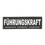 Julius K9 Logo Klettsticker groß A - F – FÜHRUNGSKRAFT