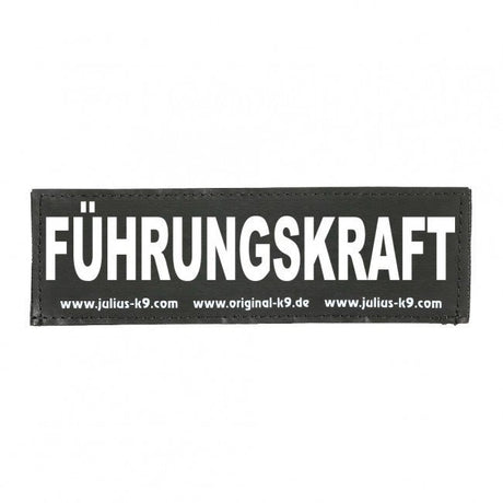 Julius K9 Logo Klettsticker groß A - F – FÜHRUNGSKRAFT
