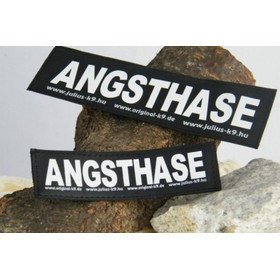 Julius K9 Logo Klettsticker groß A - F – ANGSTHASE