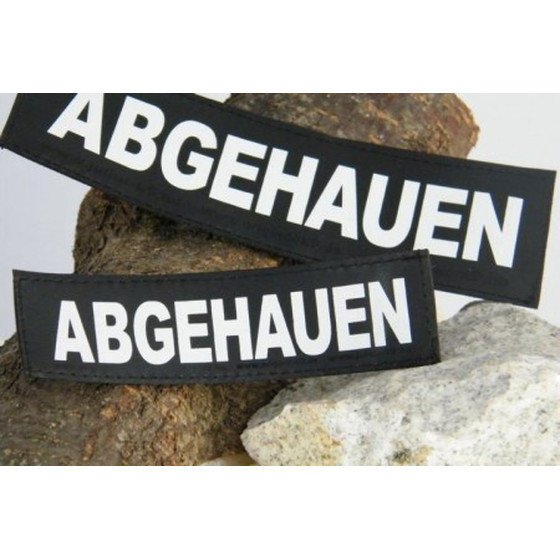Julius K9 Logo Klettsticker groß A - F – ABGEHAUEN