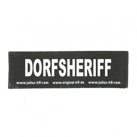 Julius K9 Logo Klettsticker groß A - F – DORFSHERIFF